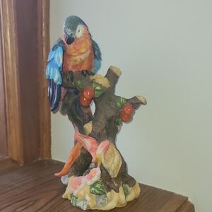 Colorful Parrot Bird Figurine